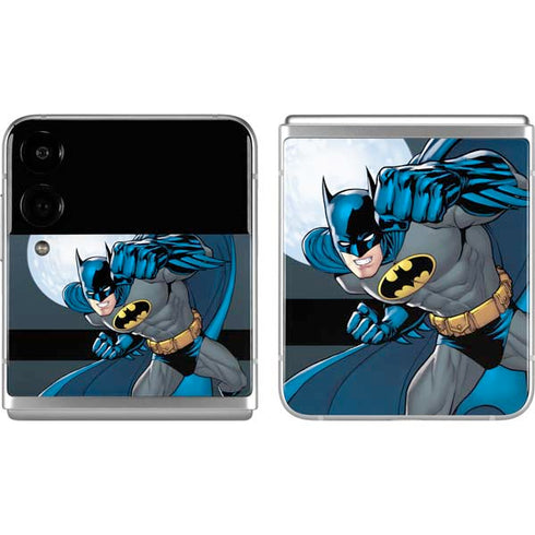 DC Comics Batman Action Pose 90's art Galaxy Z Flip4 5G Skin